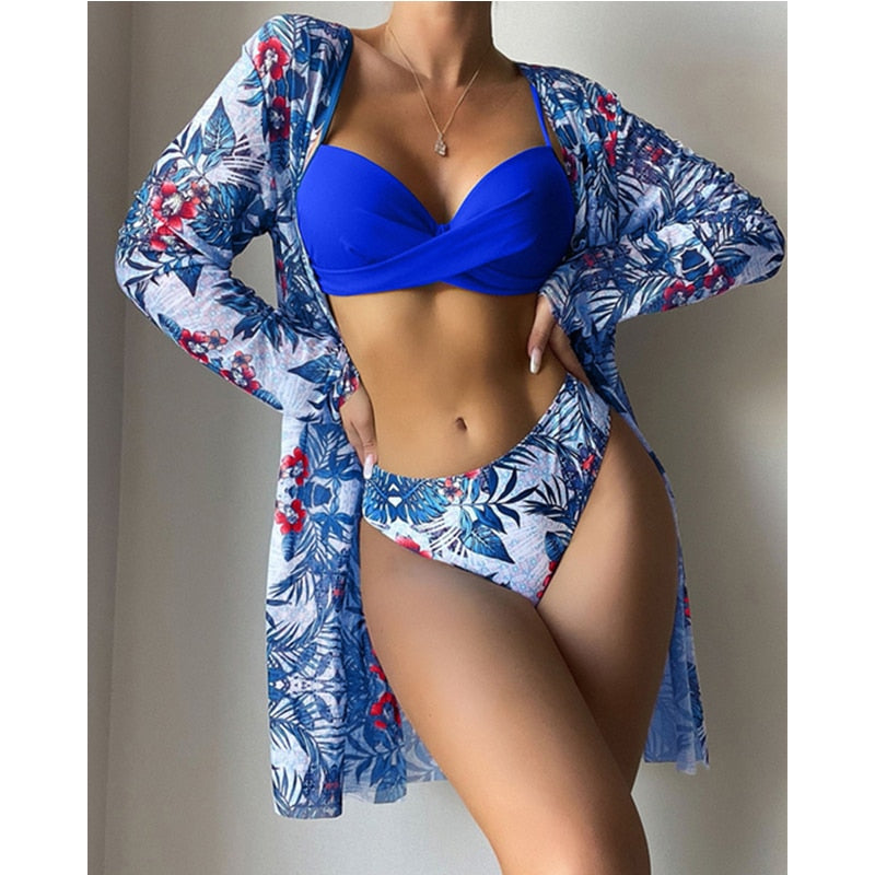 Floral Twist Low Waist Bikini