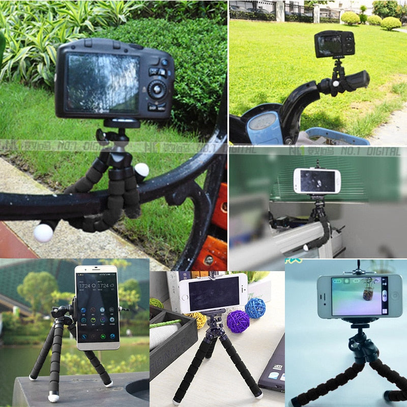 Sponge Tripod Mobile Phone Holder