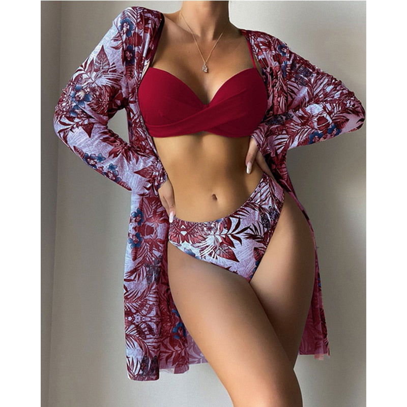 Floral Twist Low Waist Bikini