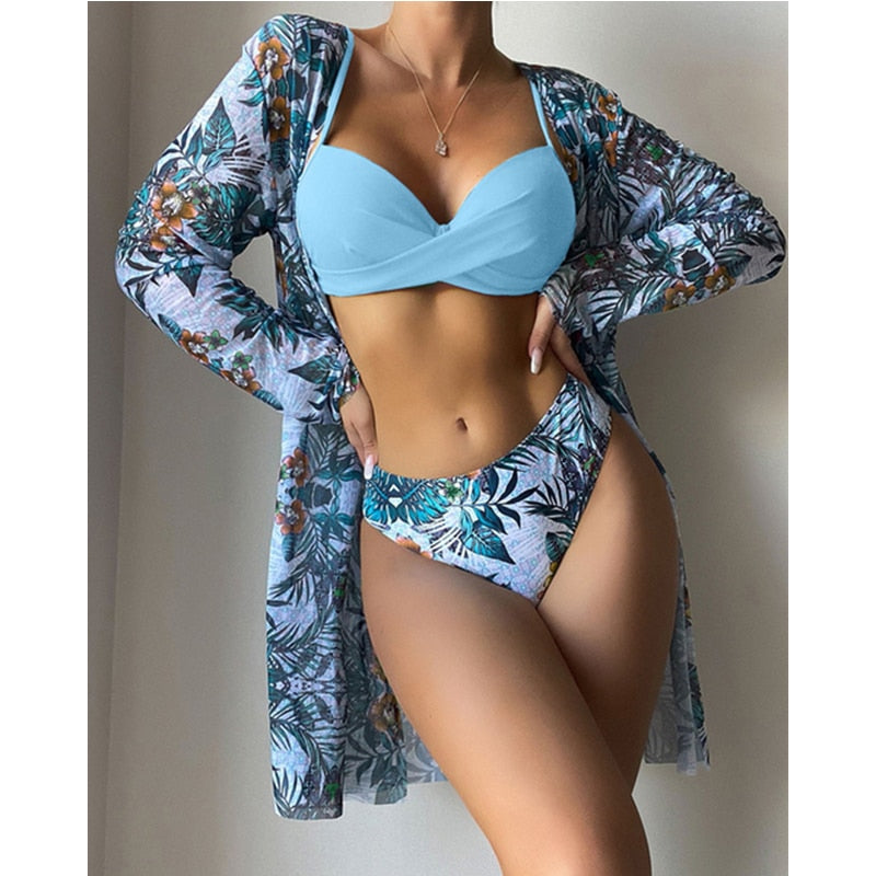 Floral Twist Low Waist Bikini