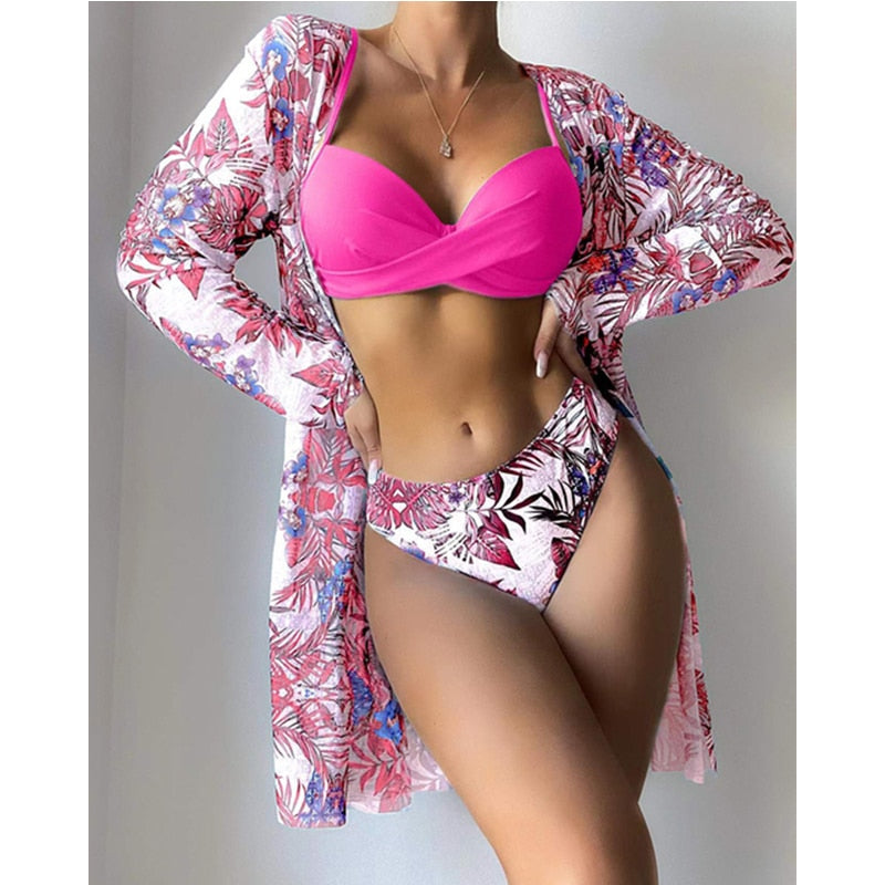 Floral Twist Low Waist Bikini